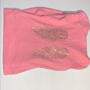 Victoria Secrets Rare winged pink hoodie